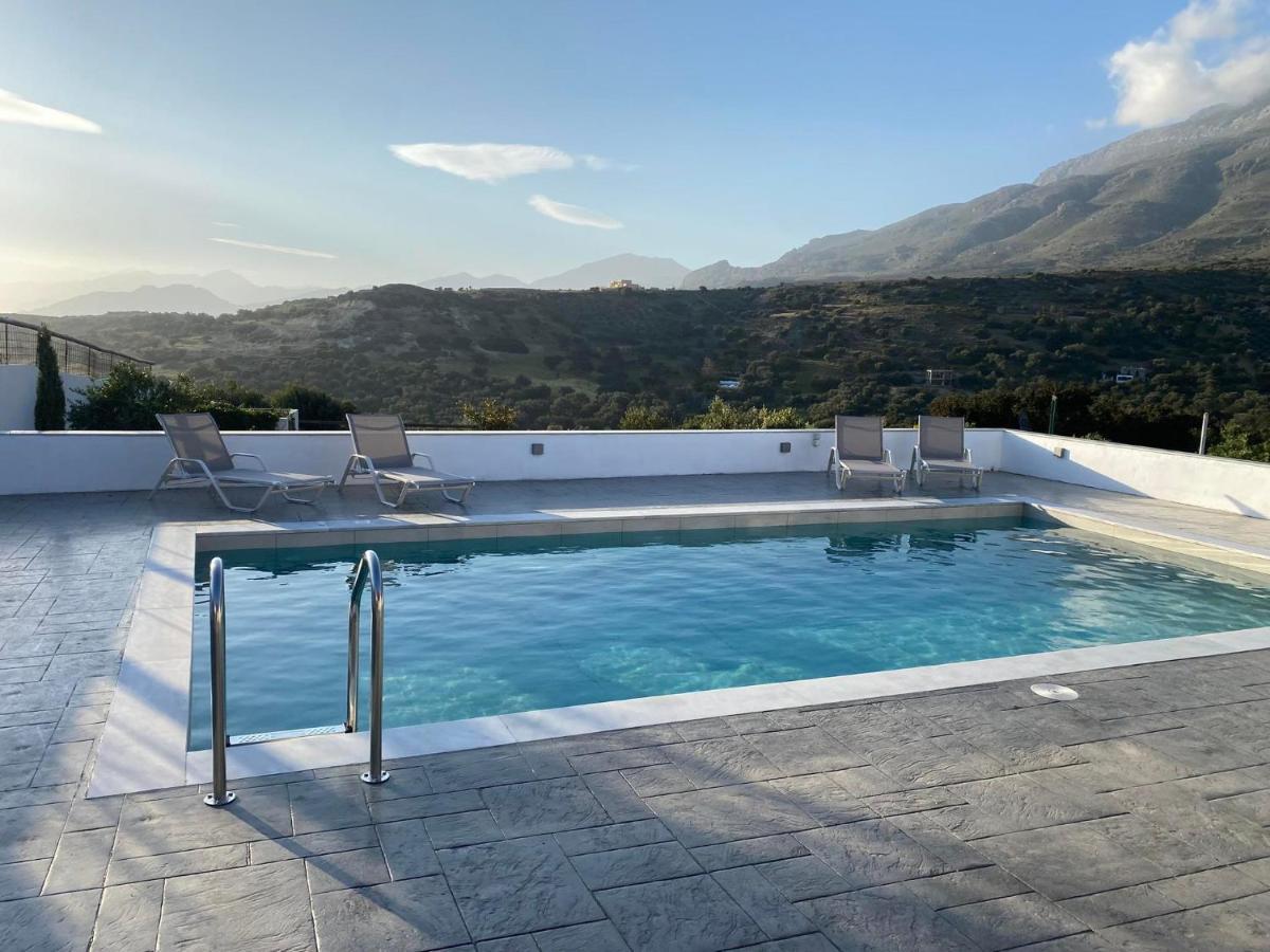 Villa George Sea View With Pool - Triopetra Exterior photo